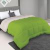 Plush Reversible Microfiber Comforter Single Bed | 220 GSM|Blanket, Quilt, Duvet, 110 GSM Peached Extra Soft Microfiber Fabric,