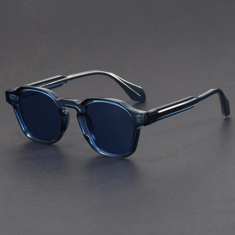 Korean Style Retro Sun Eyeglasses for Women Thick TR90 Material Frame Square Sunglasses Men UV400 Trending Luxurious Brand Sun Sunglasses For Drive