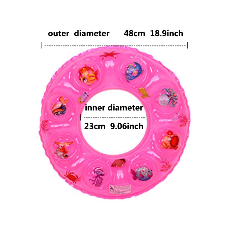 

1 шт., утолщенная двойная подушка безопасности, надувной круг для плавания с кристаллами, детский летний бассейн, плавающая водная безопасность, пляжные игрушки