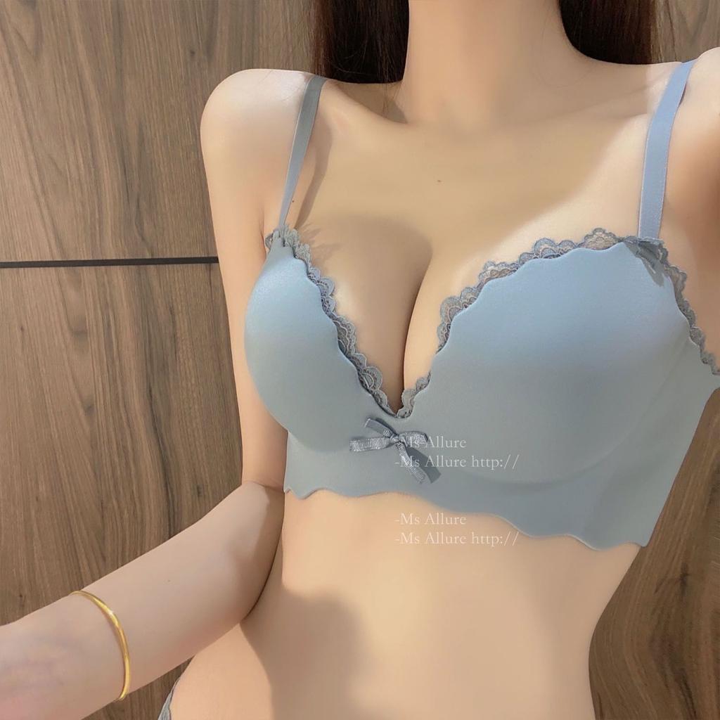 Seamless Push-Up Underwear for Women Wirefree Sexy Smooth One-Piece Bra