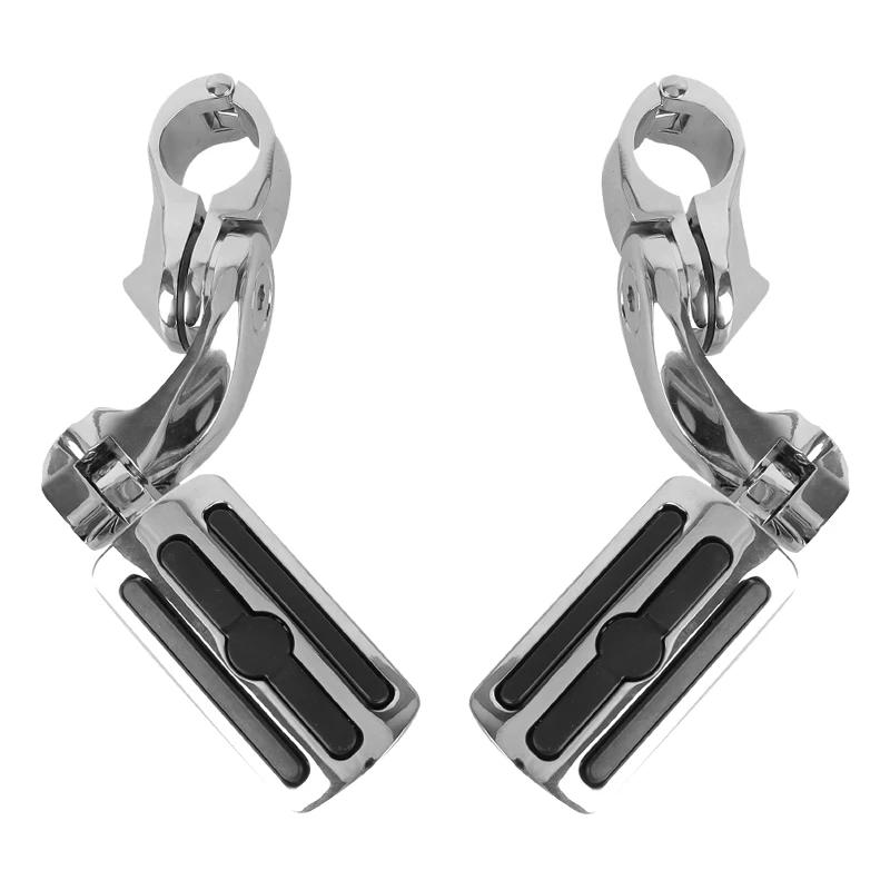 Suitable for Harley Davidson motorcycle bumper rest pedals, aluminum alloy plated modified accessories, rear pedal bracket