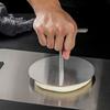 Stainless Steel Burger Press Nonstick Meat Steak Press Kitchen Tool Grill Press Flat Bottom Meat Press for Kitchen Grilling