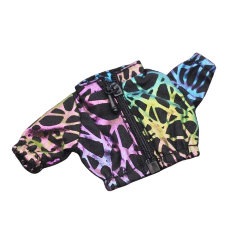 

Повседневная одежда Одежда для куклы OB11 Куртка с длинным рукавом Мини-пальто на молнии Кукольная куртка от солнца Игрушка для девочки чёрный