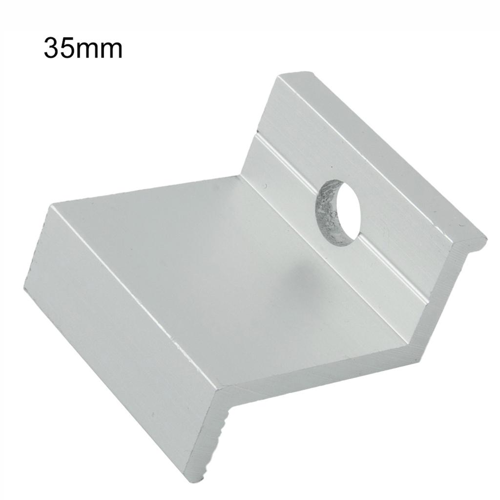 10pcs End Clamp Aluminum End Clamp Convenient Transportation