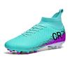 Soccer Shoes Men's TF/FG Football Boots Non-slip Breath-Focused Outdoor Grass Soccer Boot High-Top Sport Activities Football Field Cleats