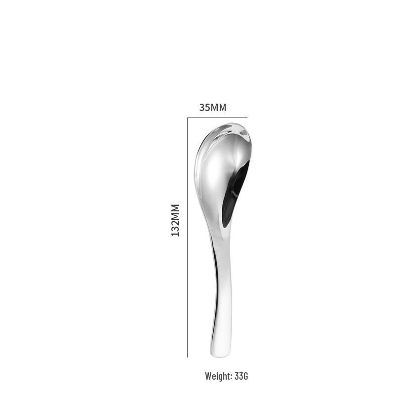 High-End 304 Stainless Steel Royal Dessert & Seasoning Spoon