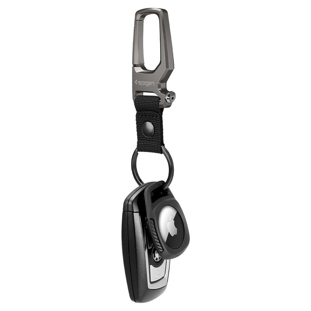 Spigen Rugged Armor Protective Case for Apple AirTag - Matte Black