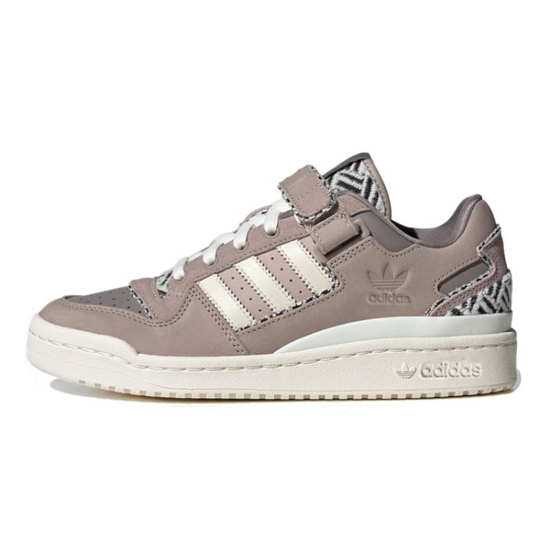 Adidas Women's Forum Low 'Criss-Cross Pattern - Taupe Oxide' Sneakers GY0020