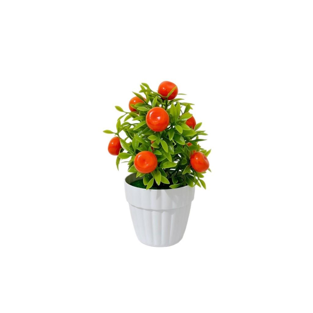 Faux Fruit Tree Decor With Foam And Plastic For Home And Event Display