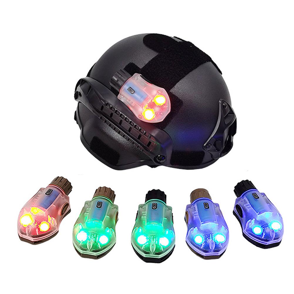 1Pc Sport Helmet Light Strobe Outdoor Hiking Hunting Survival Safety Signal Flash LAMP Waterproof Tactical Helmet Ladybird Light