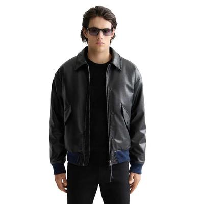 Bomber Faux Leather