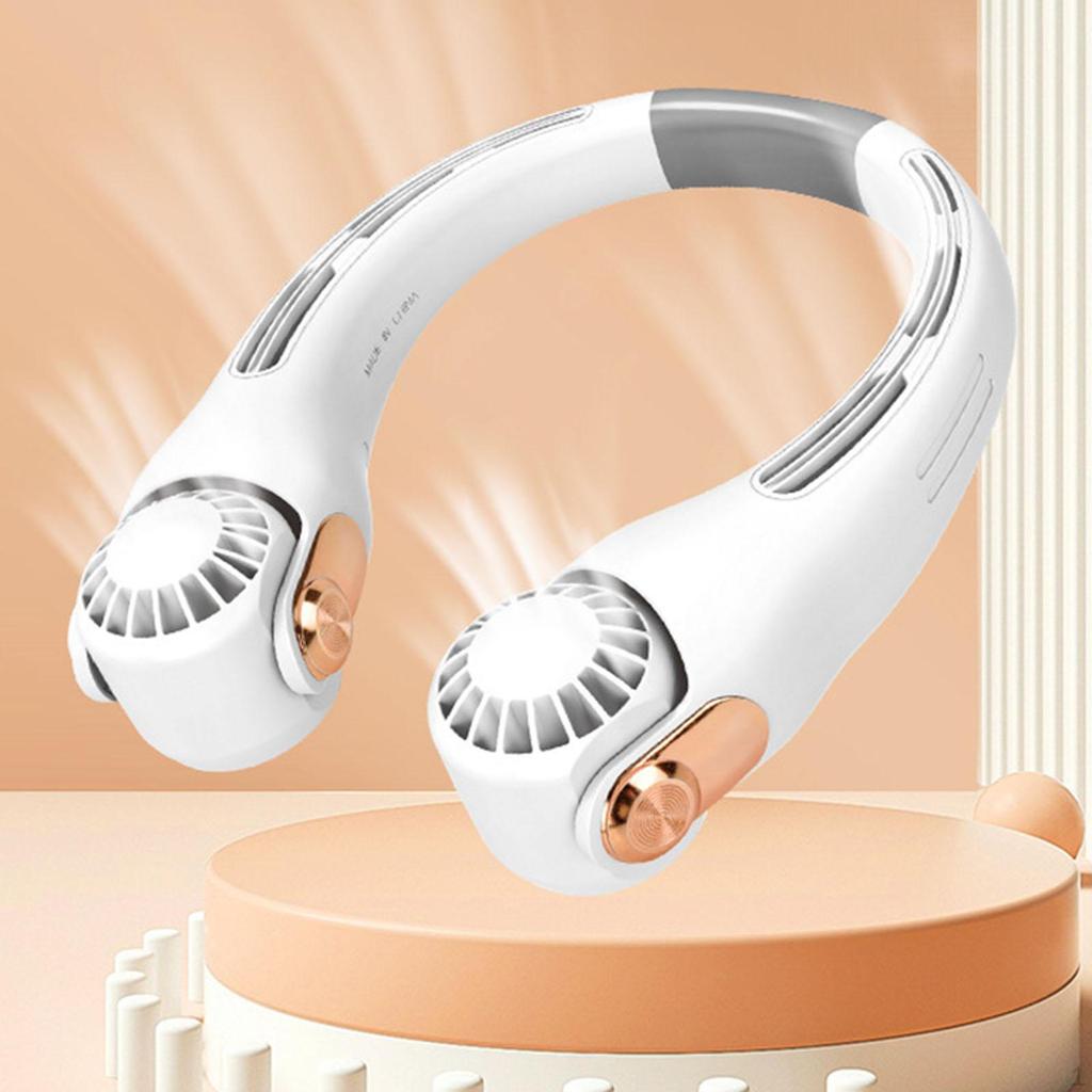 Bladeless Neck Fan Rechargeable Portable Cooling Device for Outdoor Activities