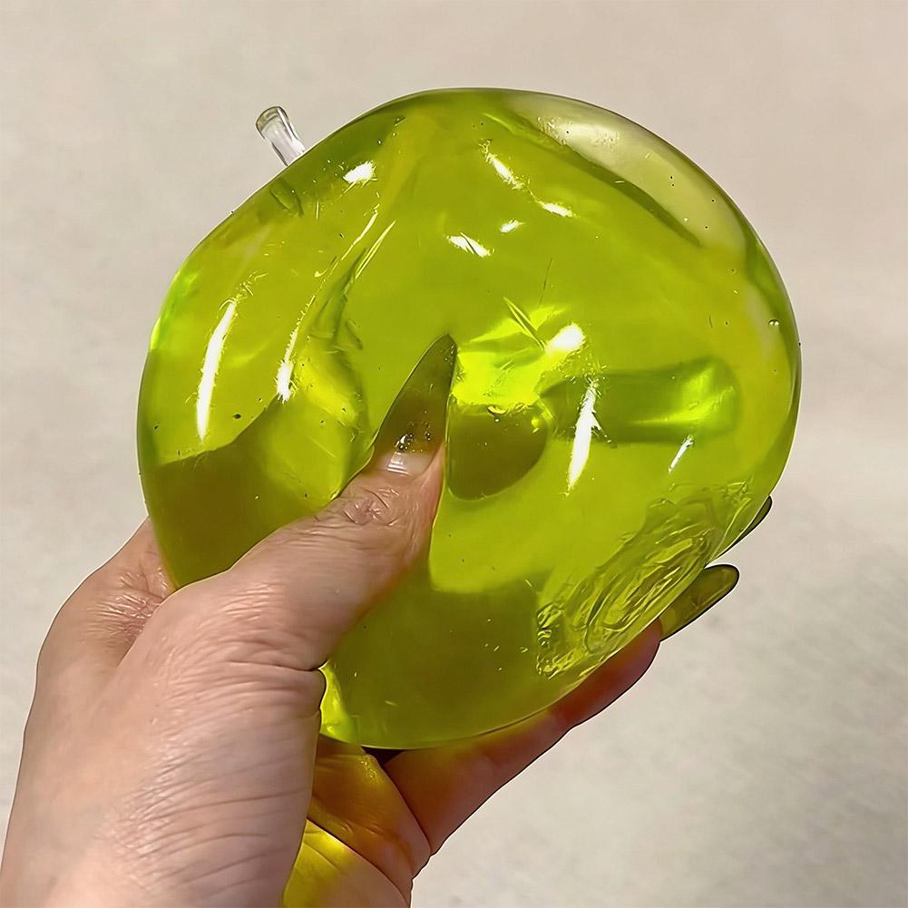 Mela Verde Blu Maltosio Giocattoli Morbidi Anti Stress Giocattolo Sensoriale Fidget Per ADHD Autismo Rimbalzo Lento Giocattolo da Spremere Per Adulti Bambini