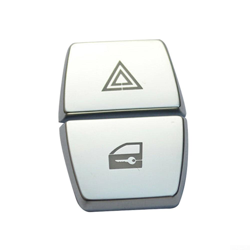 2x Car Warning Lamp Knobs Decorative Cover For BMW F10 5 Series High Quality