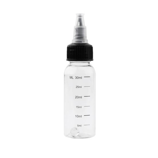 Flacone Spremibile Graduato con Tappo 30/50/100/250ml Contenitore Dispenser Anti-Perdita per Salse Oli Senza BPA Dispenser per Condimenti per Cucina Laboratorio Viaggio