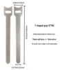 Nylon T-Type Self-Adhesive Hook and Loop Cable Ties