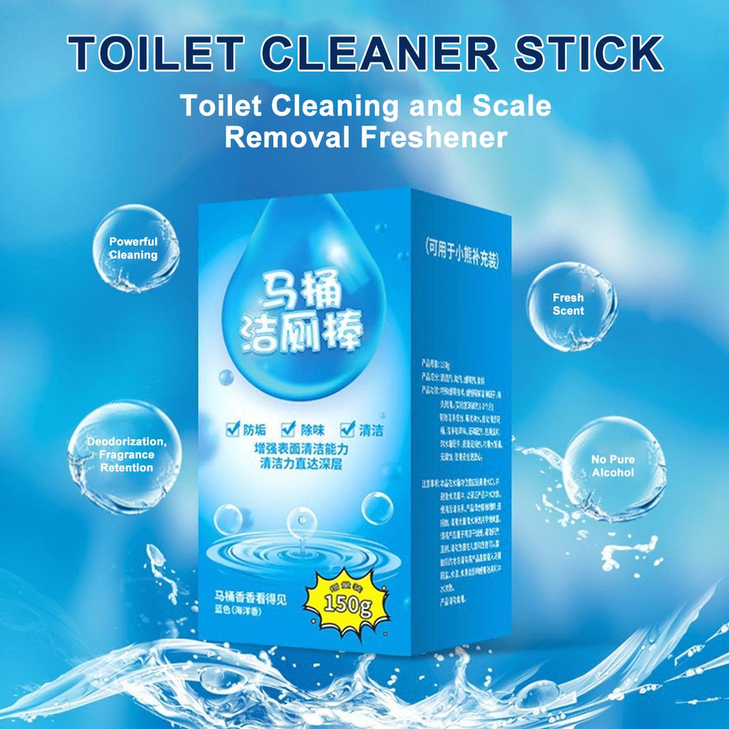 1PC Toilet Cleaning Stick, Toilet Cleaner, Blue Bubble Toilet Cleaner, Ocean/Peach/Grape/Jasmine Fra
