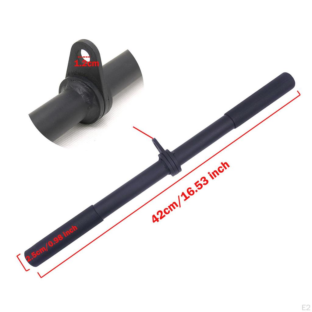 Press Down Pull Bar DIY Straight Fitness Rod with Rubber Handle, for home and gym Exercise