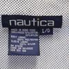Nautica 90s Old Jacket L Blue Two-tone Hooded Men's Used