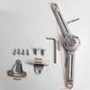 Hydraulic Support Stay Chrome Cabinet Door Hinge with Adjustable Resistance