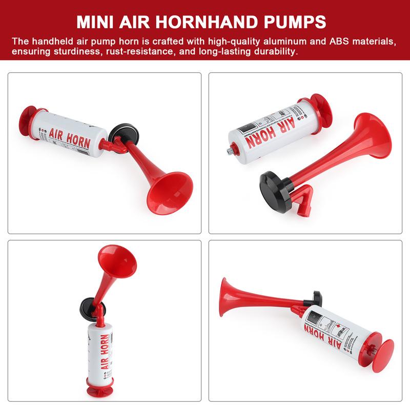 Air Homs for Safety Boat Air Hom Airhorns Horn loud for Bear Dogs Portable Pump Air Hom for Sports Events Hiking Boating