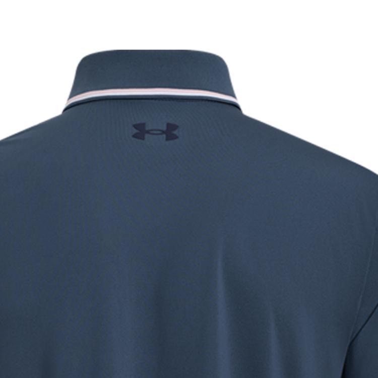 Under Armour Playoff 3.0 Stylish Comfortable Trendy Minimalist Sun Protection Short Sleeve Polo Shirt Men Polo Shirts Blue Gray 1388156-044