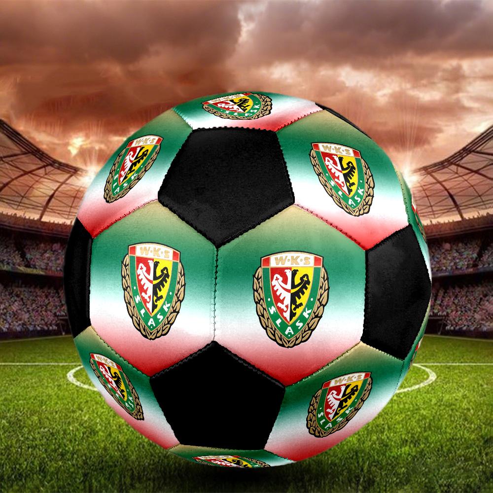 SLASK WROCLAW Soccer Ball Colorful All Ages Machine Stitched PVC Competition Ready Durable High-Bounce.SIZE5