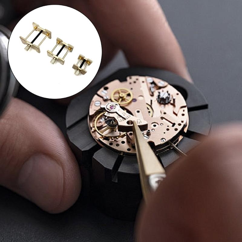 Watch Movement Clamp Aluminum Watch Movement Holder Universal Watches Repair Accessory Multifunction Base for Watchmaker