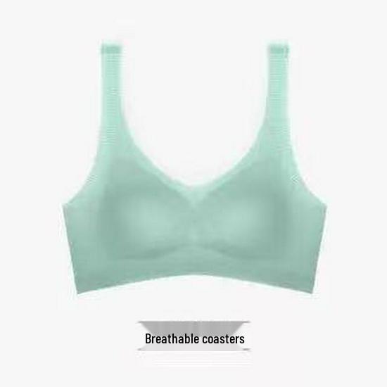 

Ultra-Thin Mesh Seamless Ice Silk Bra with Breathable Back for Women M (80-95)
