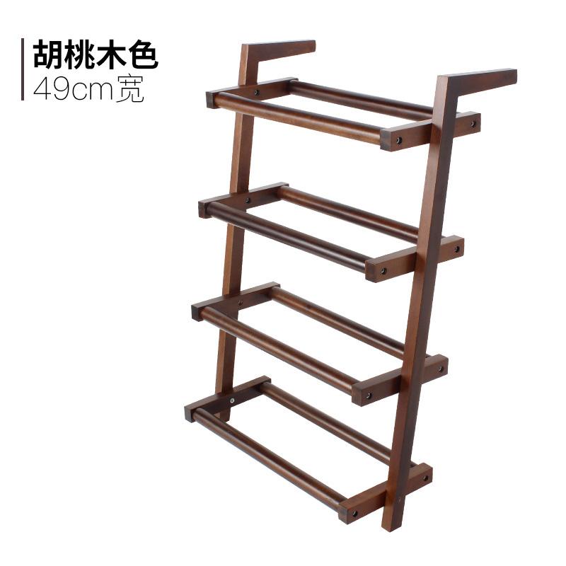 Japanese Wooden Entryway Shoe Rack Multi-Tier Storage Stand Closet Corner Wall Organizer Shelf for Home Storage Decor