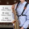 Saxophone Strap Harness, Shoulder Strap for Saxophone, Medium Size, Fits Alto Saxophone, Baritone Saxophone, Soprano Saxophone