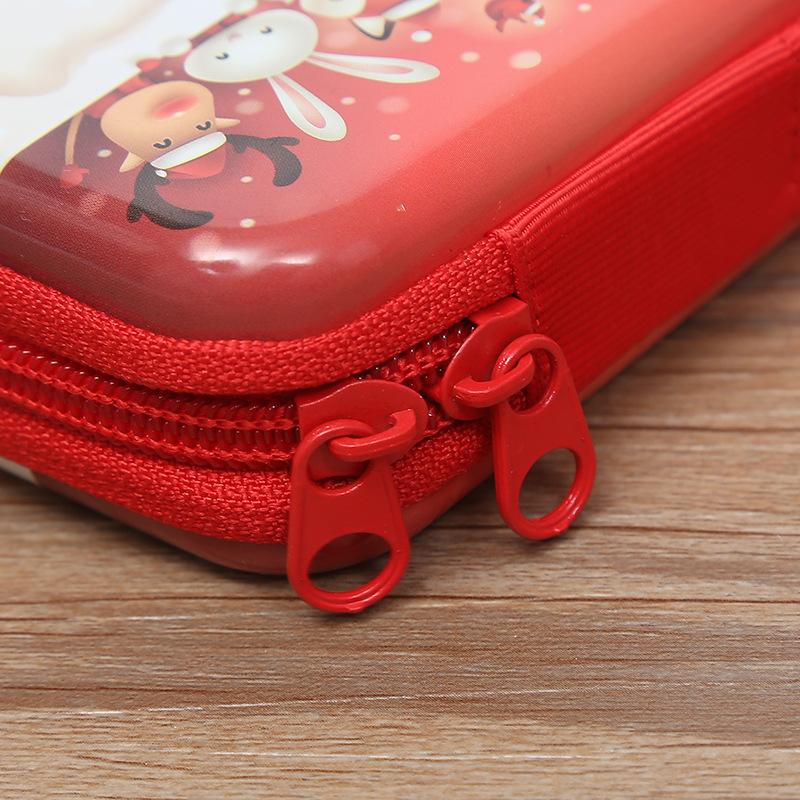 Christmas Coin Purse Rectangle Santa Pattern Wallet Festive Gift Bag for  New Year Christmas Decorations