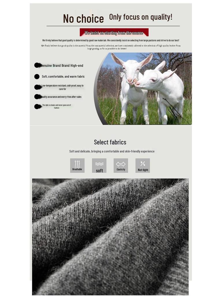 Men's Round Neck Pure Wool Pullover Sweater – Solid Color Knit Base Layer