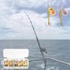 10Pcs Sequins Artificial Baits with Tackle Box Sequins Crankbait Spoon Baits Fishing Spinner Hard Baits Easy to Use