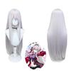 Collapse 3 Selim Cos Wig White Powder Long Hair Silicone Scalp Japanese Simulation Head