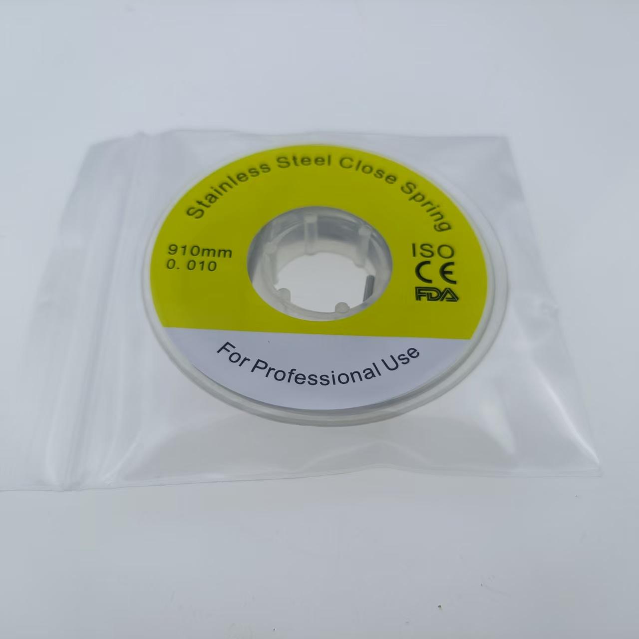 

1 шт. ортодонтическая пружина закрытия/открытия стоматологическая нержавеющая сталь спиральная пружина Close-0.010