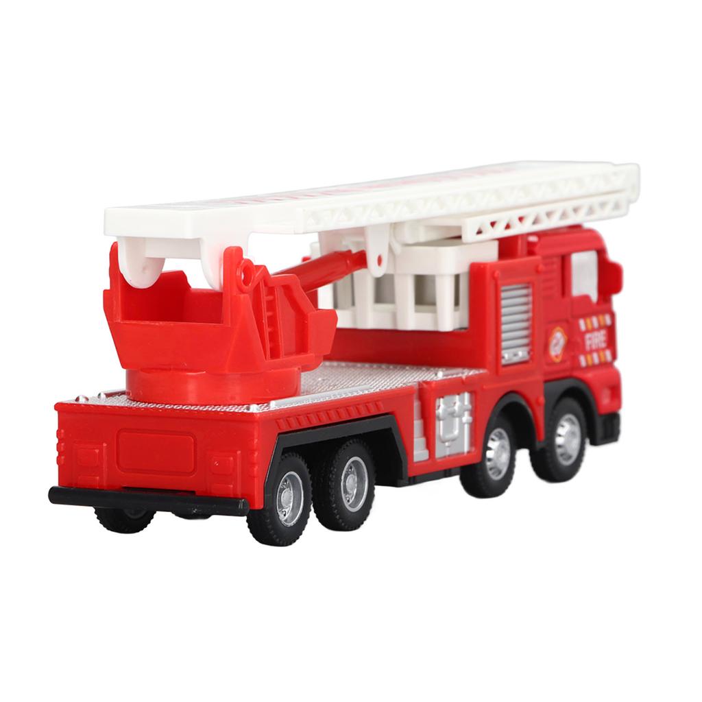 1:55 Maßstab Feuerwehrautos Kinder Simuliertes Legierungs-Feuerwehrauto Fahrzeug Spielzeug Dekoration Geburtstagsgeschenk