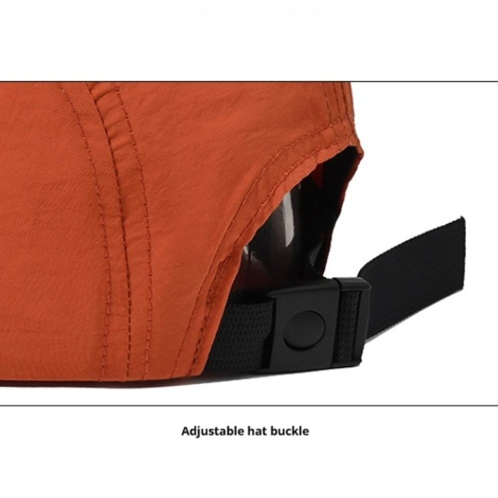 Unisex Color - blocked Five - panel Caps by Trendy Brand Quick - drying Waterproof Utility Japanese - style Brimmed Hats