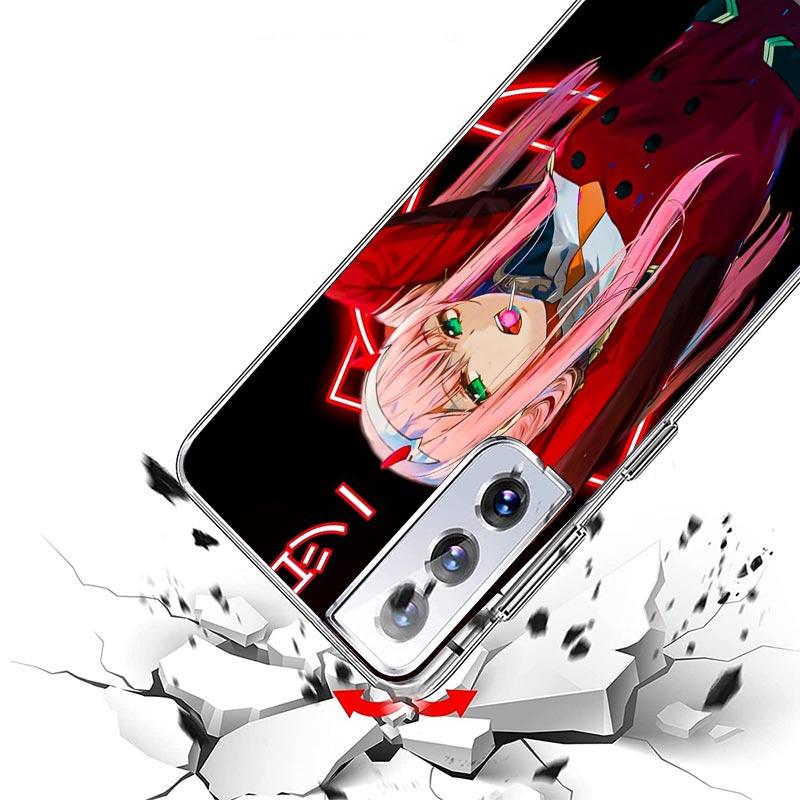 Darling In The FranXX Anime Case Phone Cover for Samsung Galaxy S24 S25 Ultra S23 Plus S22 + S21 S20 FE S10 S25Plus Trend Fundas