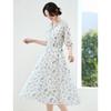 ORIGIN Women's Floral Print A-Line Midi Dress