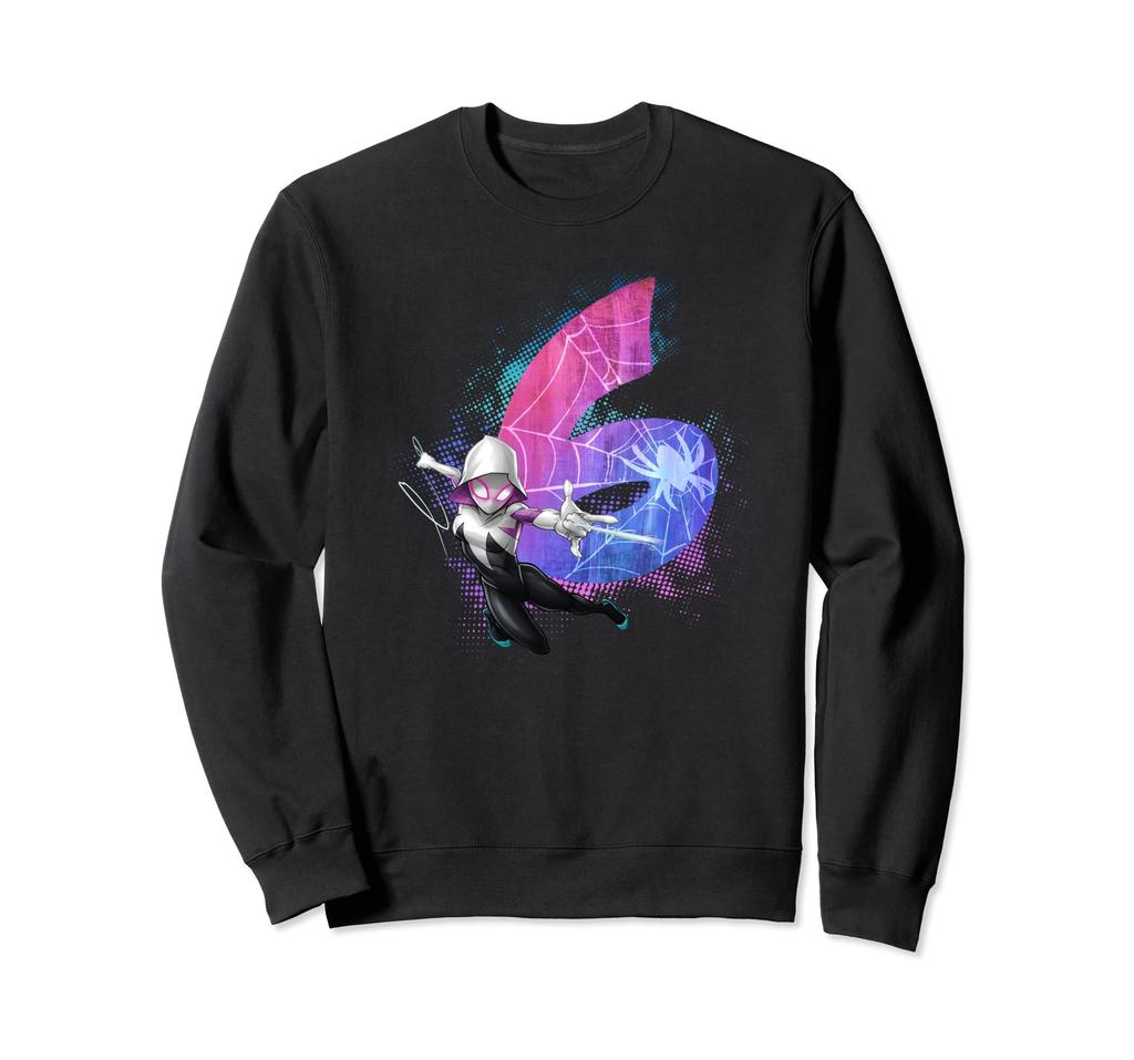 Marvel Ghost Spider-Man Gwen Stacy 6th Birthday Graphic Sweatshirt