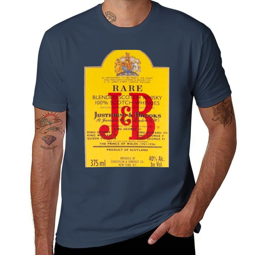 Jb Rare Scotch Whisky Blend Tshirt Tees Graphics T Shirt Black Tshirts For Men