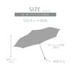 pen thin 3-stage folding umbrella Main rib 50cm blue Umbrella for both sun and rain parasol umbrella UV cut ultraviolet light cut sun protection