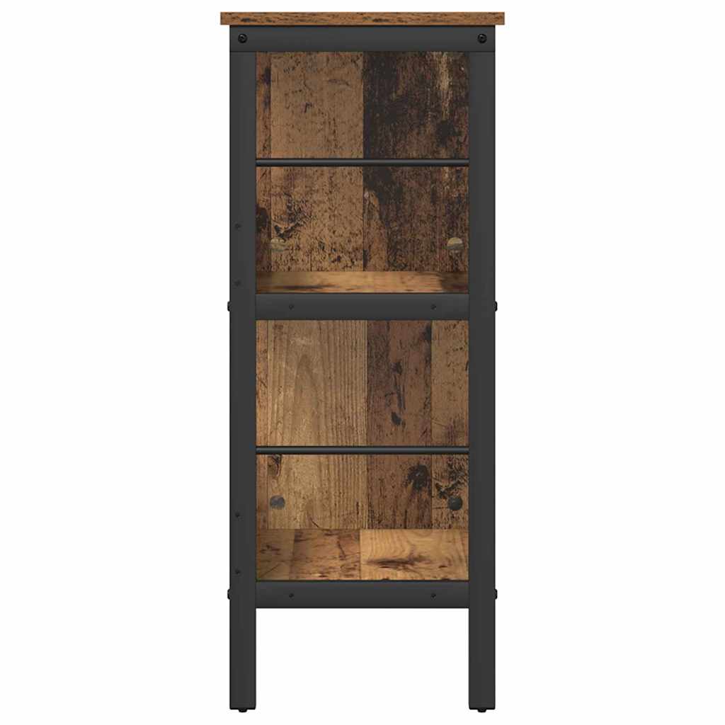 Vintage Wood Bookshelf 82 x 32 x 79 cm Engineered Wood