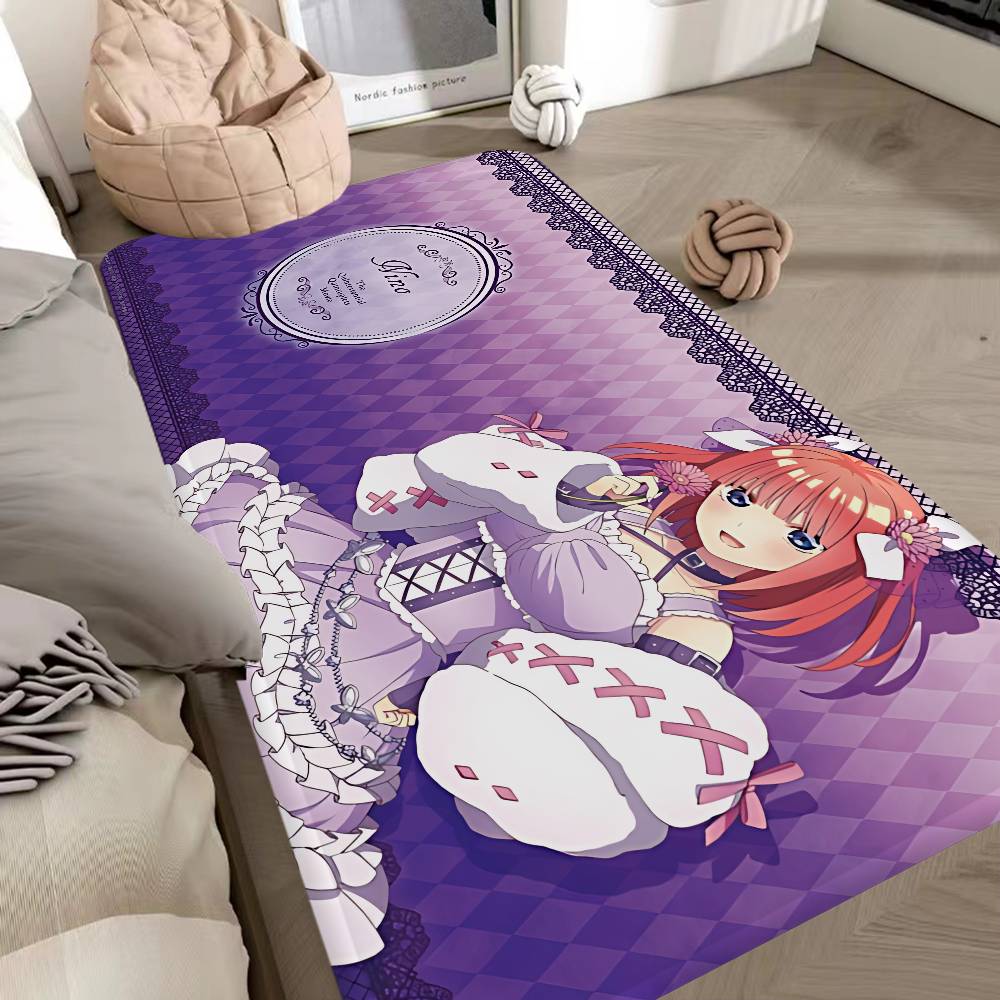 Anime The Q-Quintessential Q-Quintuplets Bathroom Mat Anti-slip Absorb Water Long Strip Cushion Bedroon Mat Welcome Doormat