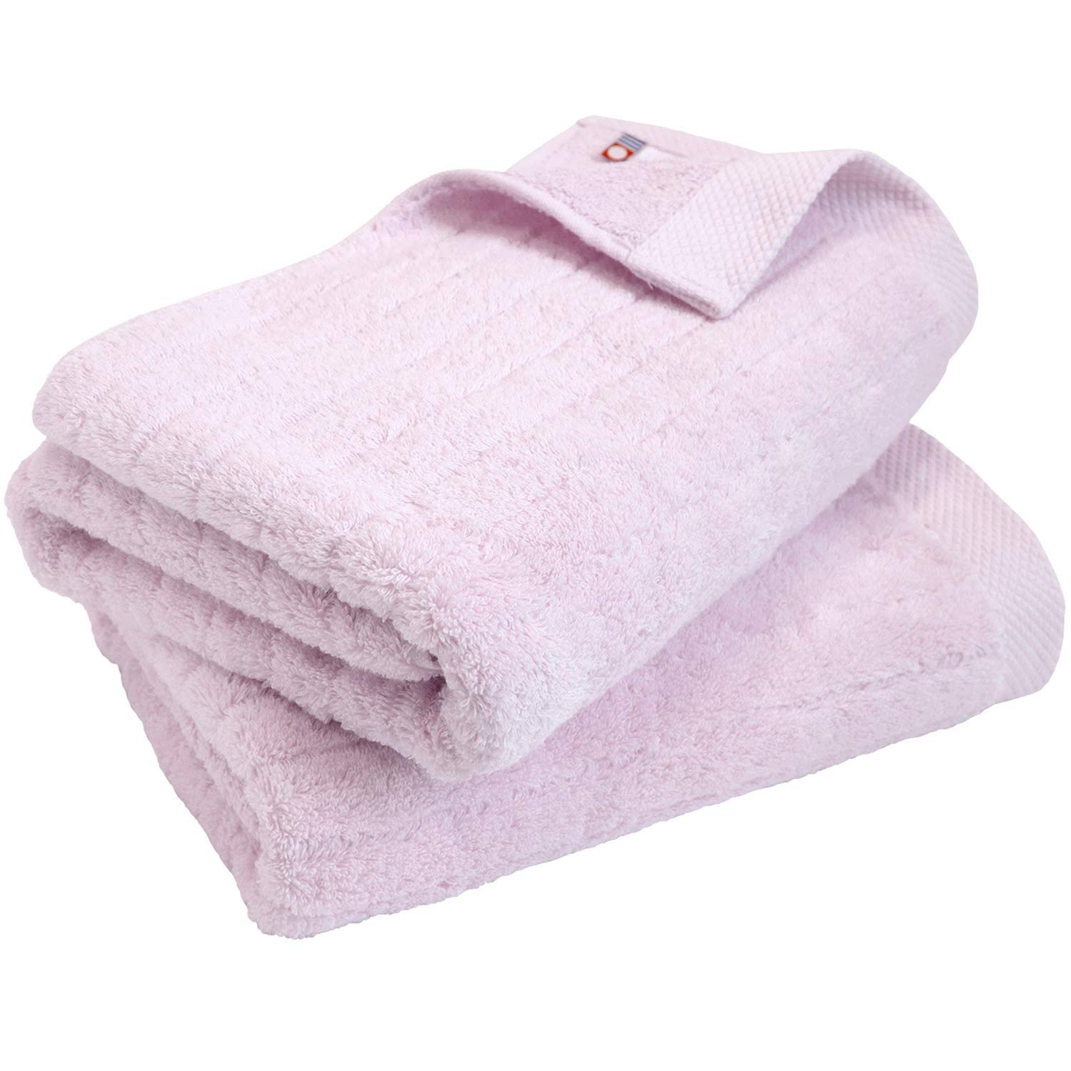 

Сертифицированное полотенце для ванной Imabari hiorie Пушистый ребристый набор полотенец из 2 штук Лавандовое Сделано в Японии Использует драгоценный длинноволокнистый хлопок Впитывающий Бренд Imabari