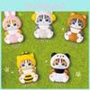 Adorable Cartoon Refrigerator Magnets Featuring Rabbit Bee Sheep Panda Characters