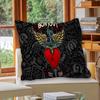 B-Bons J-Jovi Cushion Cover Pillow Cover Decor Pillowcase Printed Cushion Case For Couch