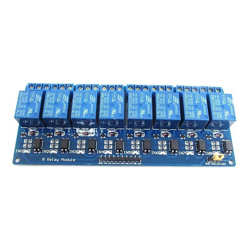 8-Channel 5V Relay Shield Module Board Optocoupler Module