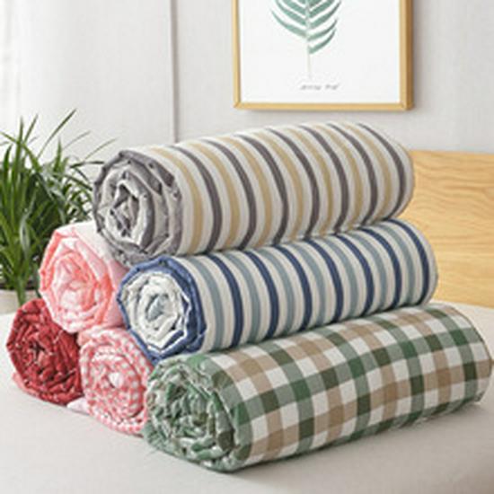 Prémiová prešívaná prikrývka z bavlny a sójového vlákna - Zahustená na zimu, Veľkosť pre jedno lôžko v internáte, Prispôsobiteľná na jar, jeseň a leto